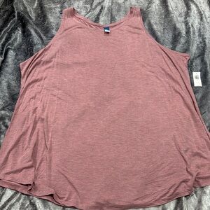 Old Navy Pink Sleeveless Relaxed Tank Top